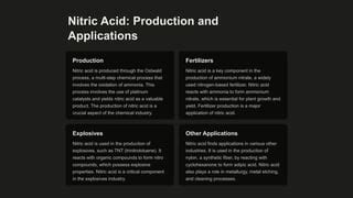  Nitric Acid: Un potente ossidante e fondamentale componente per i fertilizzanti!